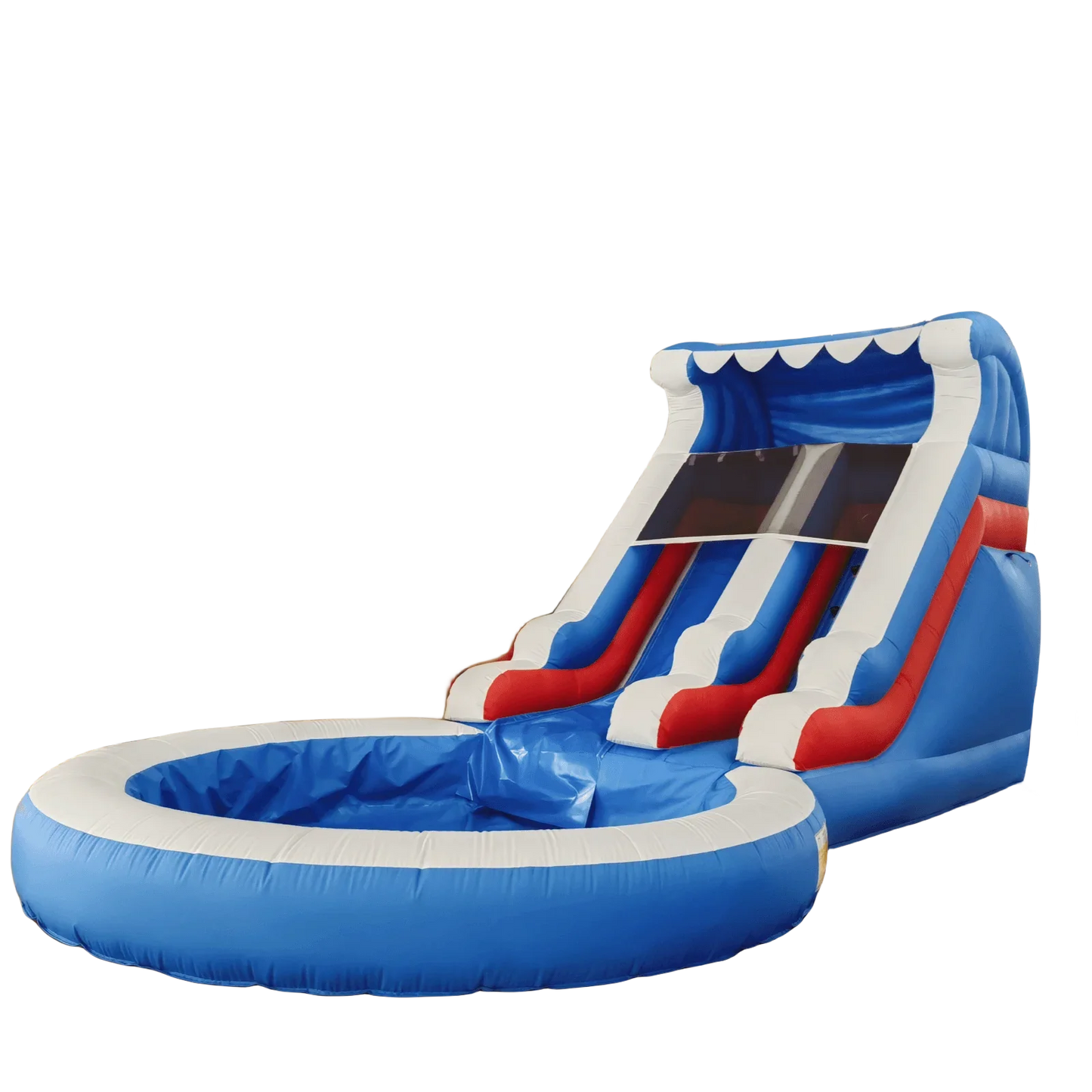 Inflatable Double Water Slide with Ball Pit