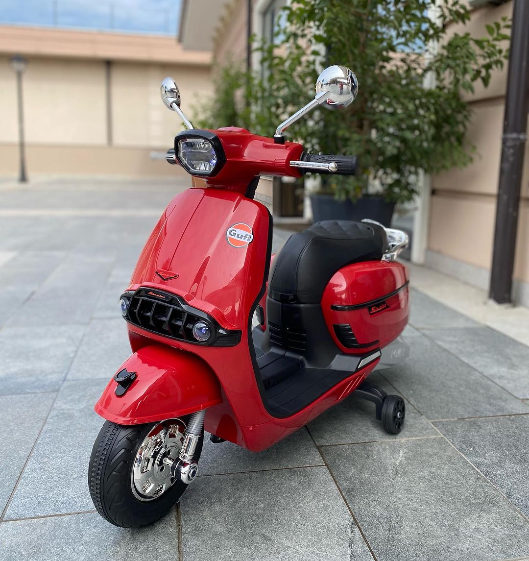 Vespa Gulf 12V Big Size Scooter Bike For Kids