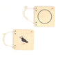 Wooden Pictorial Books- Black and White