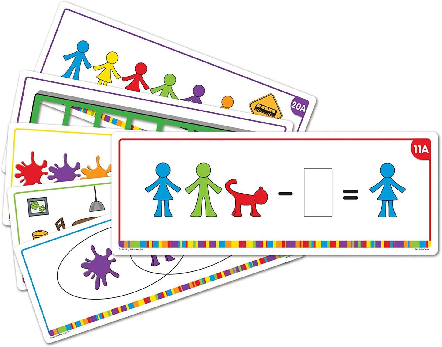 Learning Resources All About Me Family Counters Activity Cards Multicolor