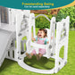 10 in 1 Toddler Slide, Freestanding Kid Climber Slide Playset, Toddler Playhouse, Backyard Playground Toy for Age 1-3+