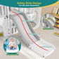 10 in 1 Toddler Slide, Freestanding Kid Climber Slide Playset, Toddler Playhouse, Backyard Playground Toy for Age 1-3+