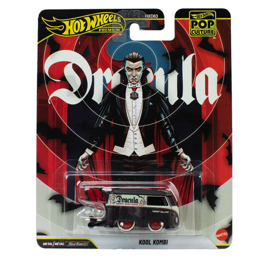 Hot Wheels Pop Culture 1:64 Scale Premium Dracula Kool Kombi Die-Cast Replica Toy Car For Ages 4+