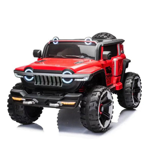 WN-1166  Kids Ride on 4X4 Heavy Duty Jumbo Jeep WN-1166 (Grey) ( Hooster Model )