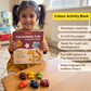 Animal Shaped Crayons & Activity Book Set for Kids (3+ Years)