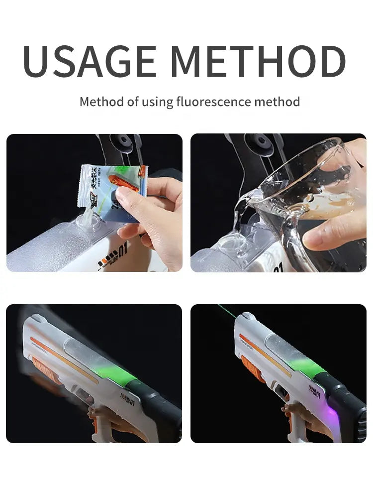 Cute Design Electric Water Gun for Kids (Big) (Prepaid Only) (Limited Stock)