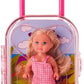 Simba Evi Love 12 cm Trolly Doll With Strip Print Dress For Kids Ages 3+