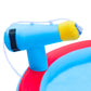 Inflatable Bounce House, Water Slide Bouncer Playhouse Castle w/Splash Pool, Climbing Wall, Basketball Hoop & Carry Bag, 480W Air Blower