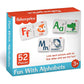 Fisher Price Fun with Alphabets 56 Pieces Alphabet Matching Puzzles for Kids