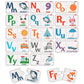 Fisher Price Fun with Alphabets 56 Pieces Alphabet Matching Puzzles for Kids