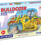 Frank Bulldozer Shaped Floor Puzzle - 15 Pieces
