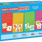 Frank Early Learner Pack 88 Pieces, 20 2-Piece and 16 3-Piece Self-Correcting Puzzles for Ages 3 & Above