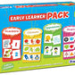Frank Early Learner Pack 88 Pieces, 20 2-Piece and 16 3-Piece Self-Correcting Puzzles for Ages 3 & Above