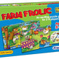 Frank Farm Frolic 4 Puzzle Boards, 24 Animal Pieces, 1 Spinner Board, Early Learner Educational Puzzle Set