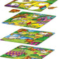 Frank Farm Frolic 4 Puzzle Boards, 24 Animal Pieces, 1 Spinner Board, Early Learner Educational Puzzle Set