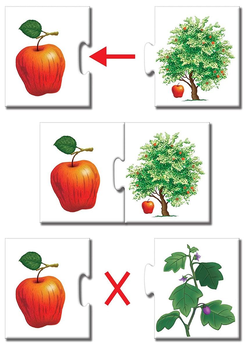 Frank Fruits & Vegetables Puzzle for 4 Year Old Kids and Above