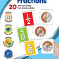 Frank Learning Fractions Puzzle 40 Pieces, 20 Self-Correcting 2-Piece Puzzles for Ages 4 & Above