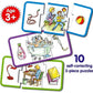 Frank Match-It - Early Learner 10 Self-correcting 3-Piece Puzzles