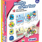 Frank Months of The Year 36 Pieces, 12 Self-Correcting 3-Piece Puzzles for Ages 4 & Above