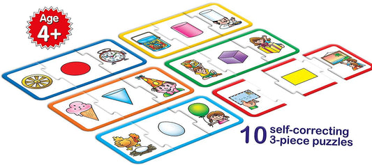 Frank Playing with Shapes Puzzle for 4 Year Old Kids and Above