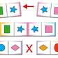 Frank Shapes & Colours Domino Game 28 Cards for Ages 3 & Above