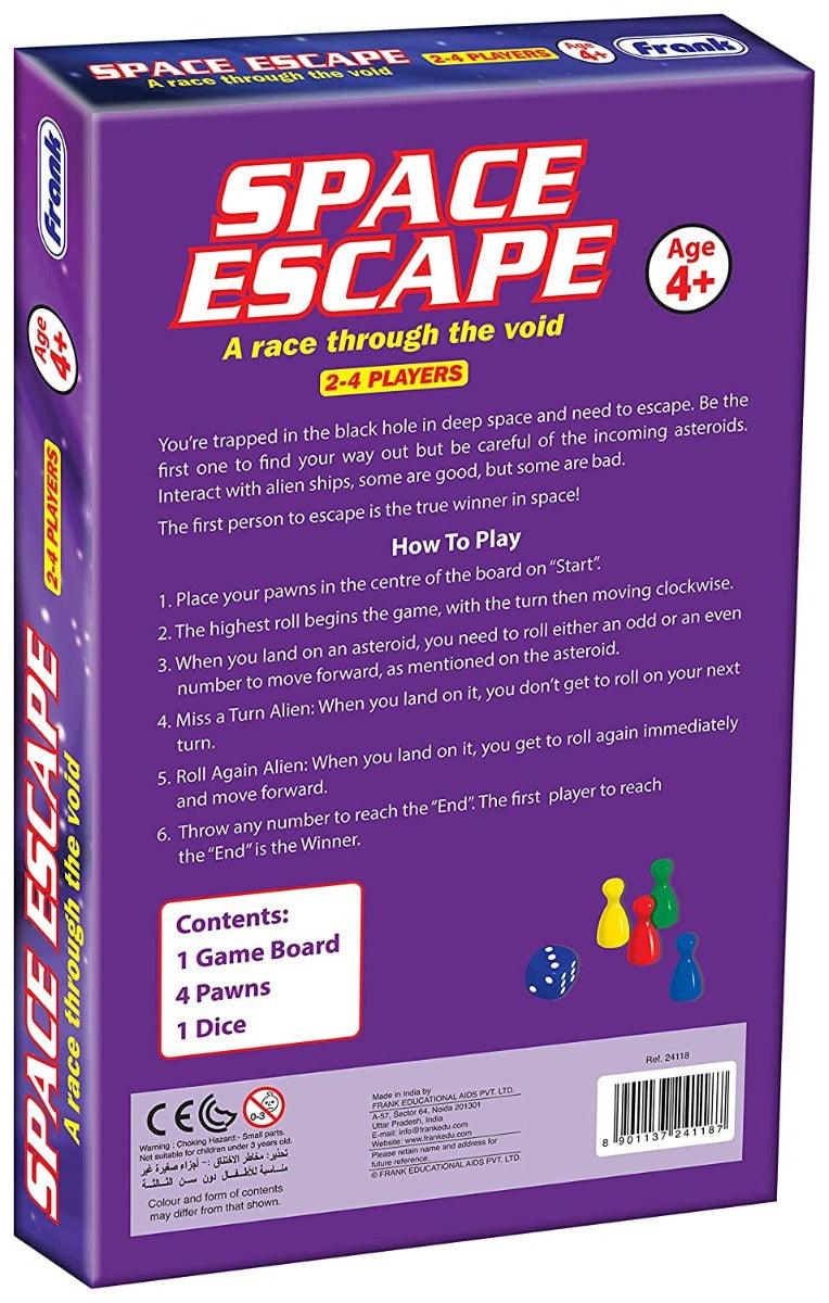 Frank Space Escape Board Game for Kids 4 Years and Above