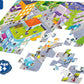 Frank The City 24 Pieces Giant Floor Puzzle for 3 Year Old Kids and Above