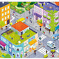 Frank The City 24 Pieces Giant Floor Puzzle for 3 Year Old Kids and Above