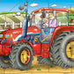 Frank Tractor Shaped Floor Puzzle - 15 Pieces