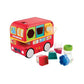 Funskool Giggles Shape Sorting Bus, Educational Push Along Toy with Blocks