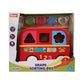 Funskool Giggles Shape Sorting Bus, Educational Push Along Toy with Blocks