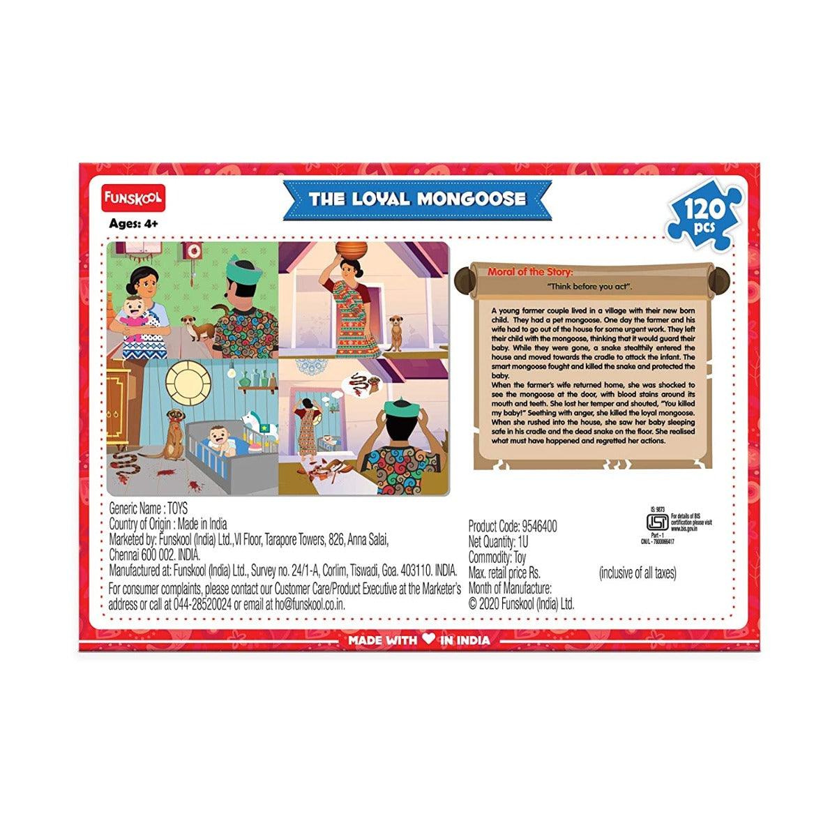 Funskool Traditional Indian Story Series - The Loyal Mongoose Puzzle