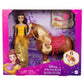 Disney Princess Belle Doll With Horse And Accessories Playset For Kids Ages 3+