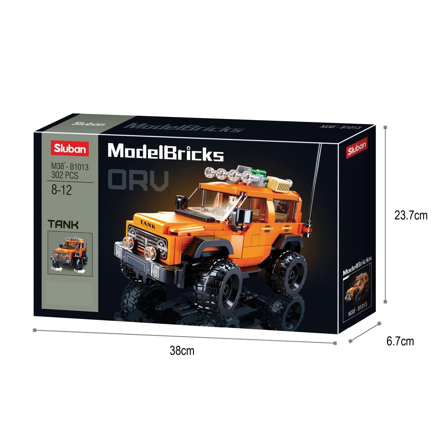Sluban SUV 300, Building Blocks For Ages 6+