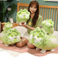 Soft Shiba Inu in Cabbage Costume