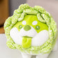 Soft Shiba Inu in Cabbage Costume