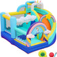 Doctor Dolphin Inflatable Bounce House, Unicorn Bounce House with Slide, Inflatable Bouncy House with Ball Pits, Jump Bouncer for Kids Age 4-8, Bouncing House with Basketball Hoop for Backyard pump is also including Free