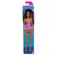 Barbie Beach Doll With Light Brown Hair Wearing Tropical Pink And Orange Swimsuit For Kids Ages 3+