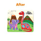 Skillmatics Art Activity Dot It! World of Dinosaurs - No Mess Sticker Art Gifts for Kids Ages 3 to 7 Years