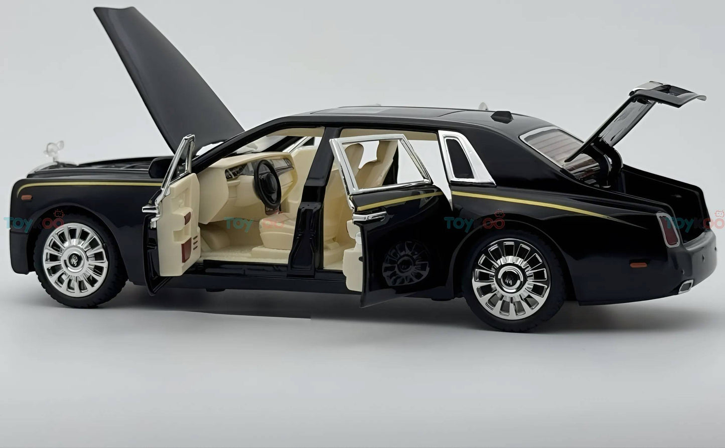 Rolls Royce Phantom VIII 1:18 diecast scale model miniature car - Big Size
