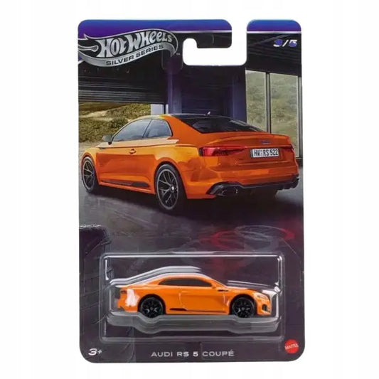 Hot Wheels Silver Series 1:64 Scale Audi Rs 5 Coupe Toy Car for Ages 3+