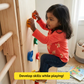 Modular Wooden Indoor Play Gym for Kids – Wall Mounted (3+ Years)
